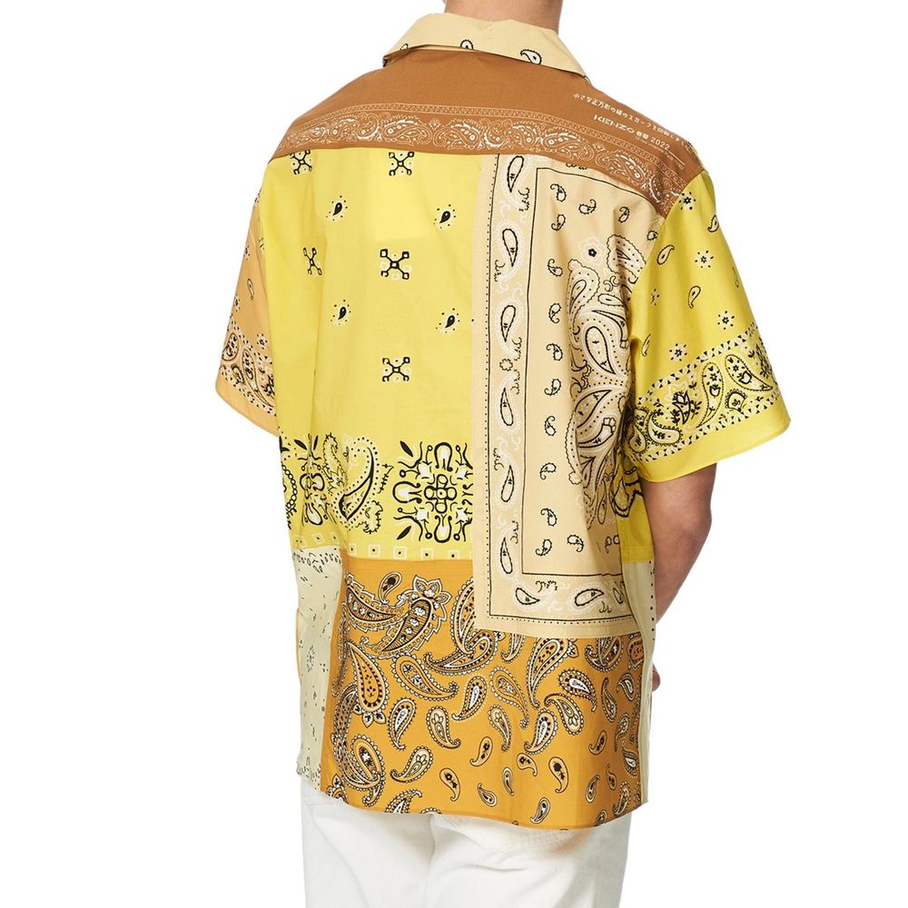 Bicolor Cotton Pattern Shirt