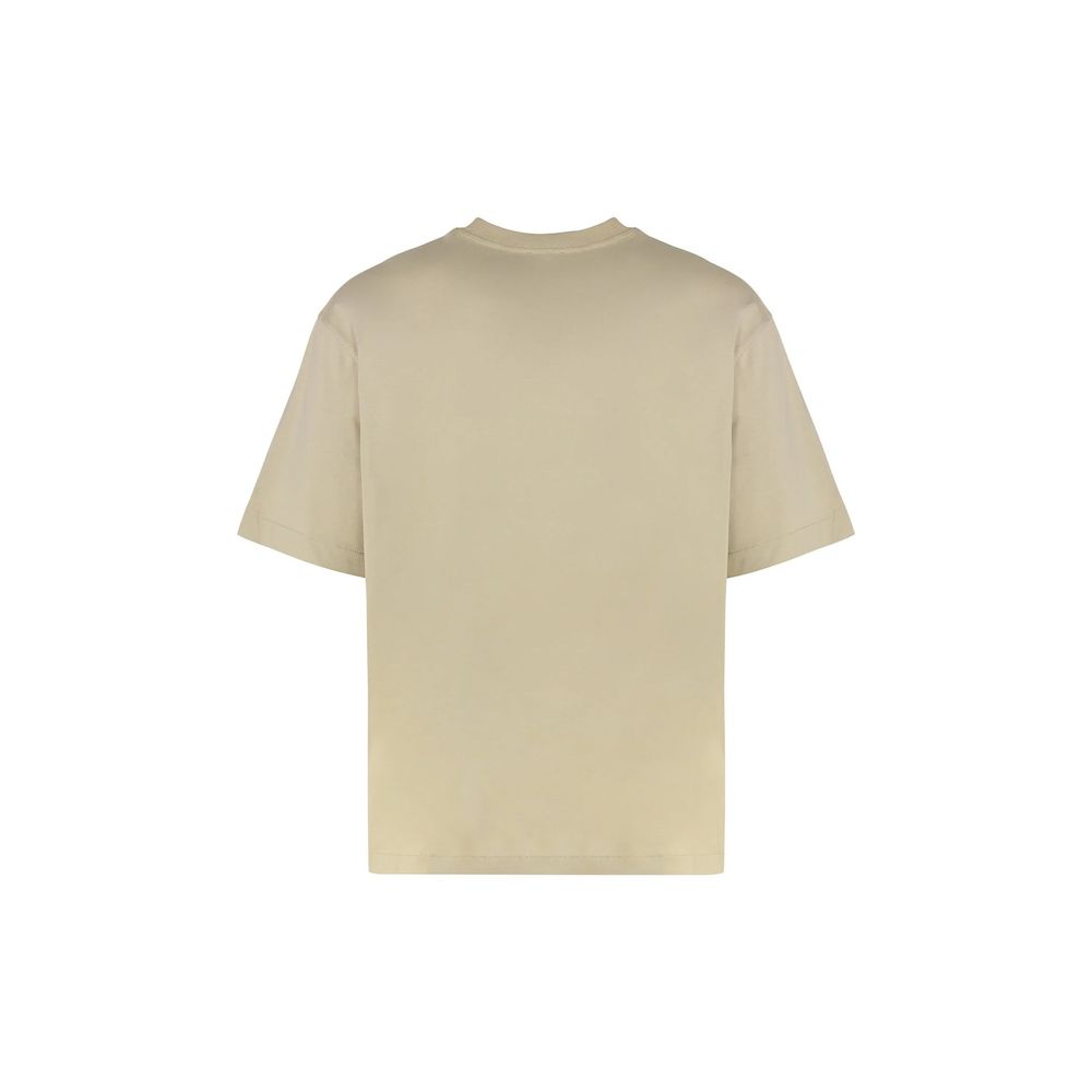 Beige Cotton T-Shirt