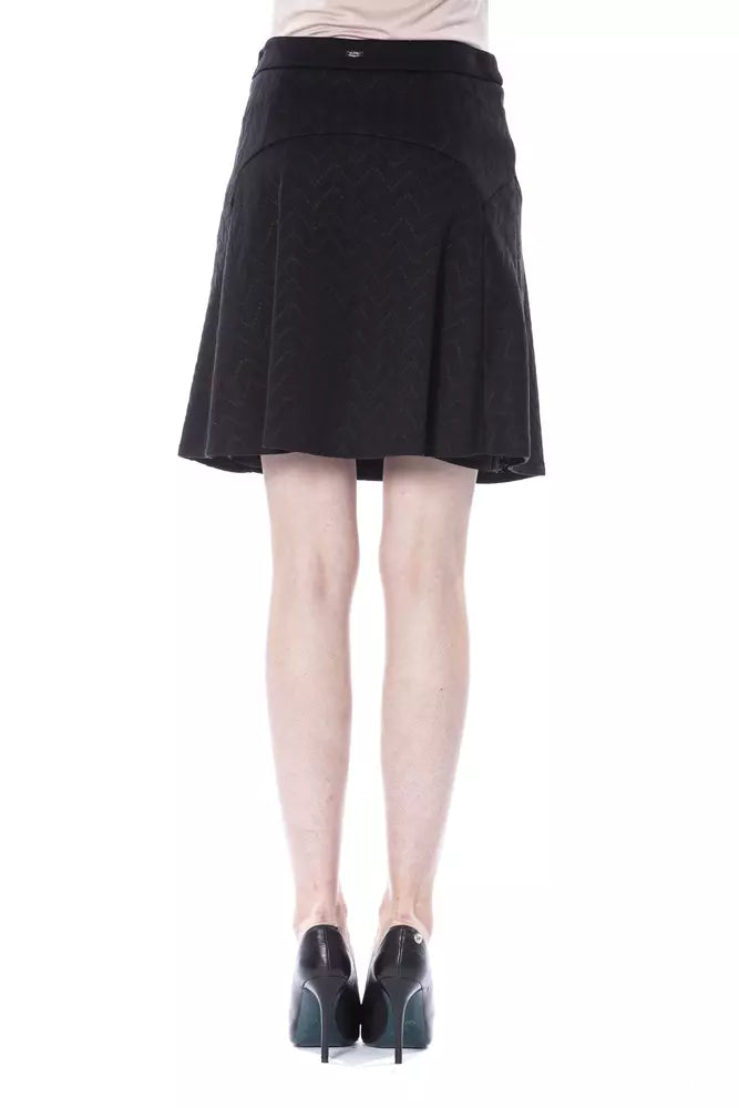 Black Polyester Skirt