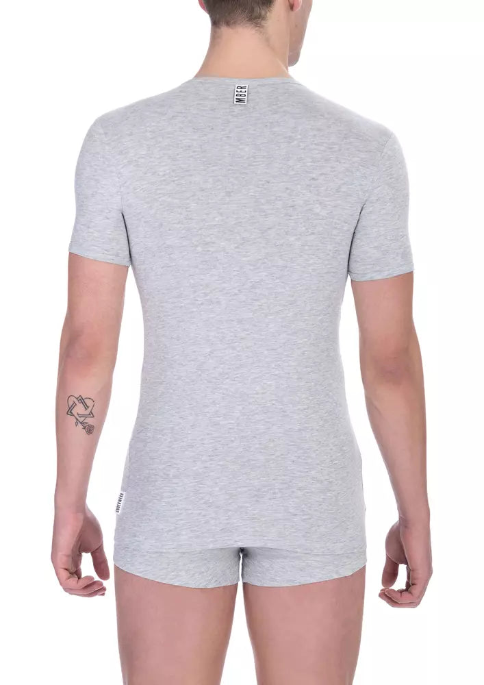 Gray Cotton T-Shirt