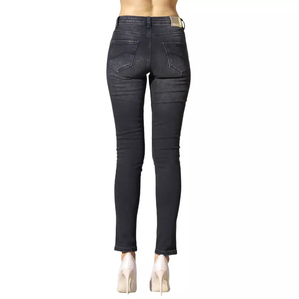 Black Cotton Jeans Denim