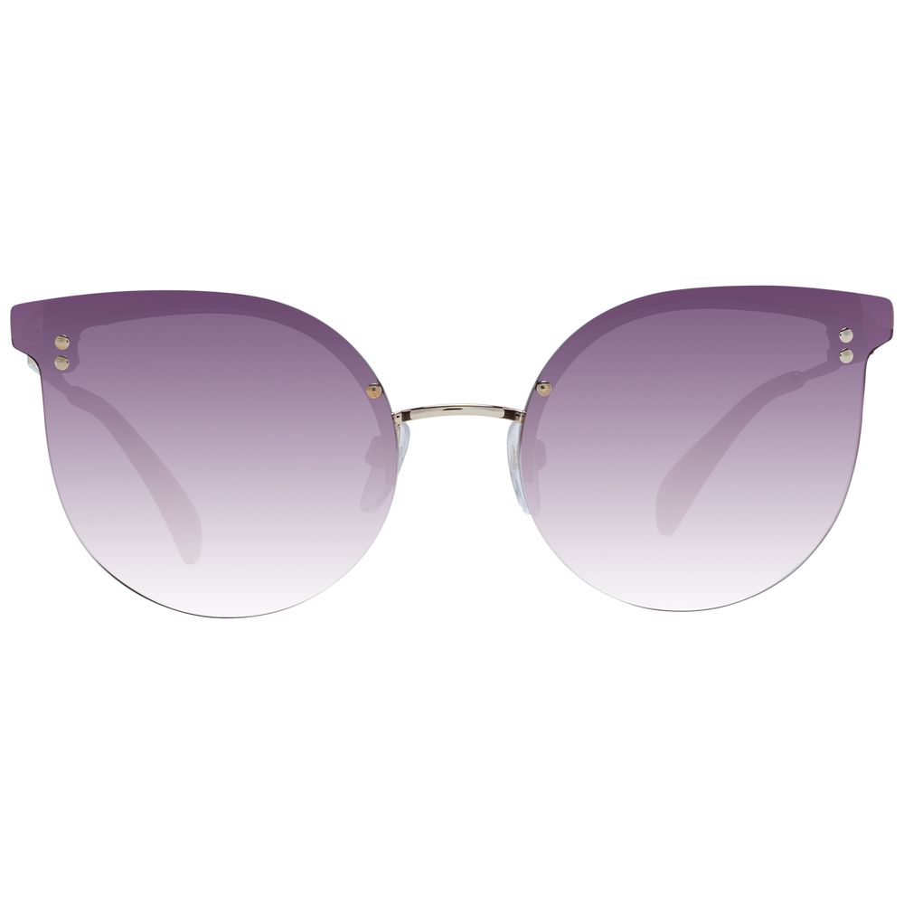 Gold Stainless Steel Sunglasses