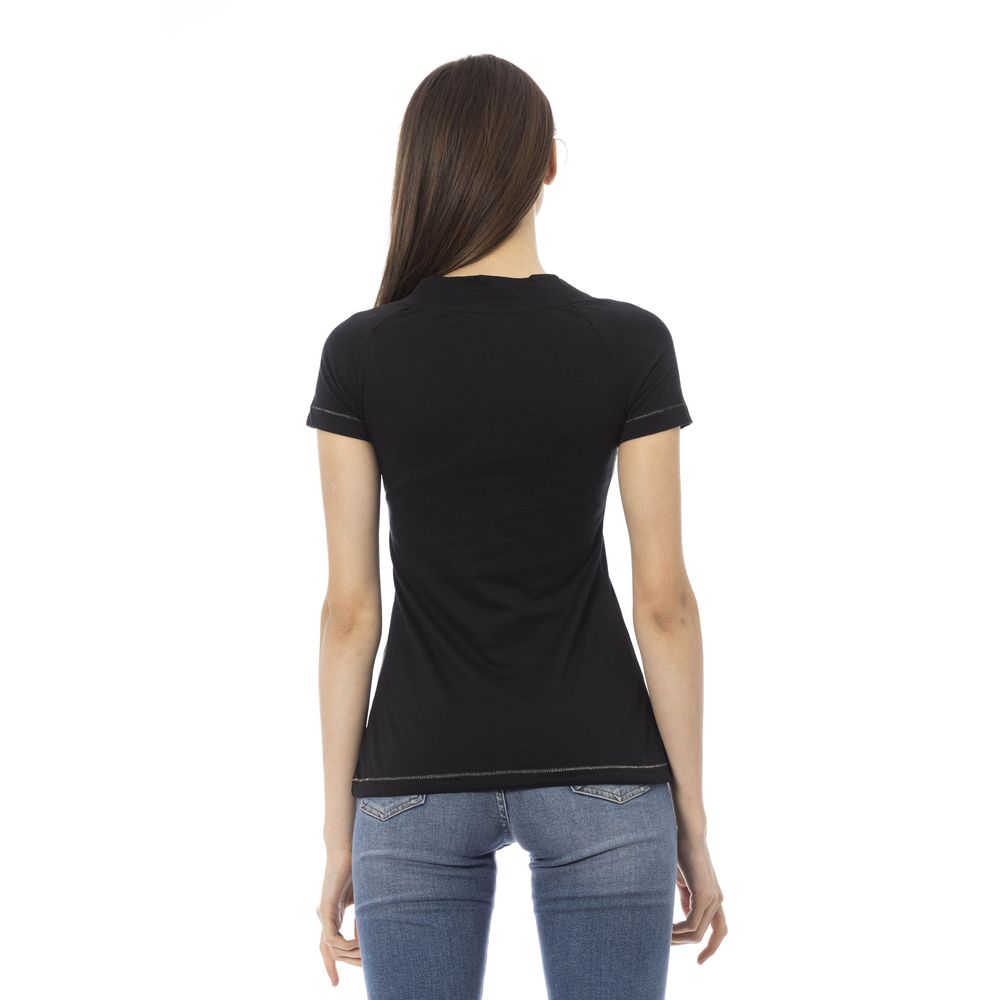 Black Cotton T-Shirt