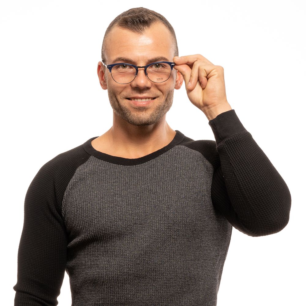 Blue Metal & Plastic Glasses (Frames)