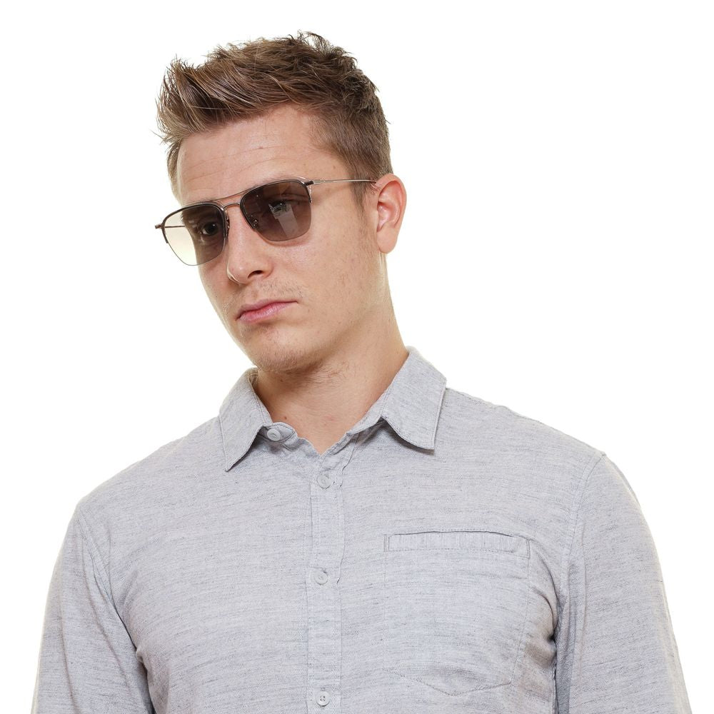 Silver Metal & Plastic Sunglasses