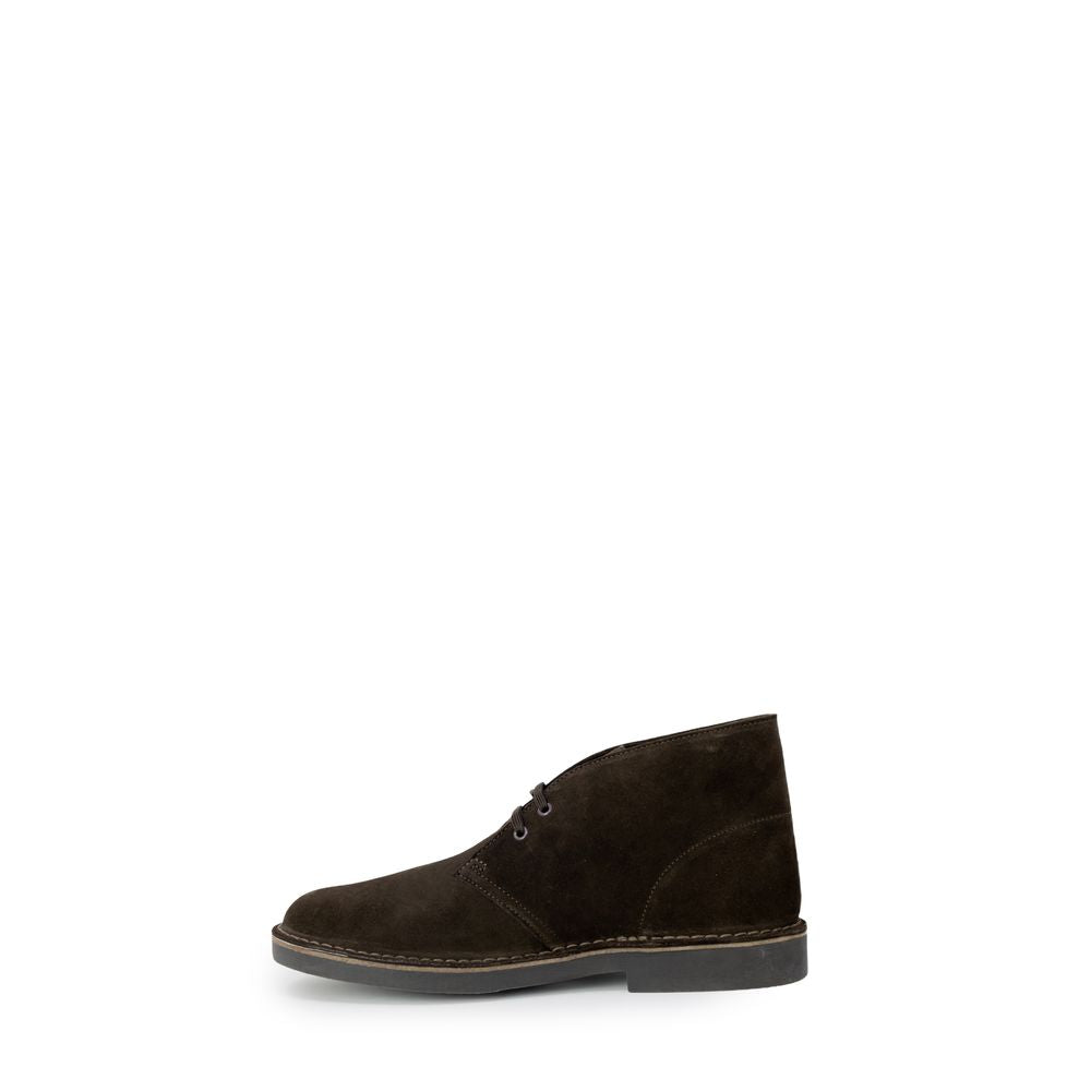Brown Leather Ankle Boots