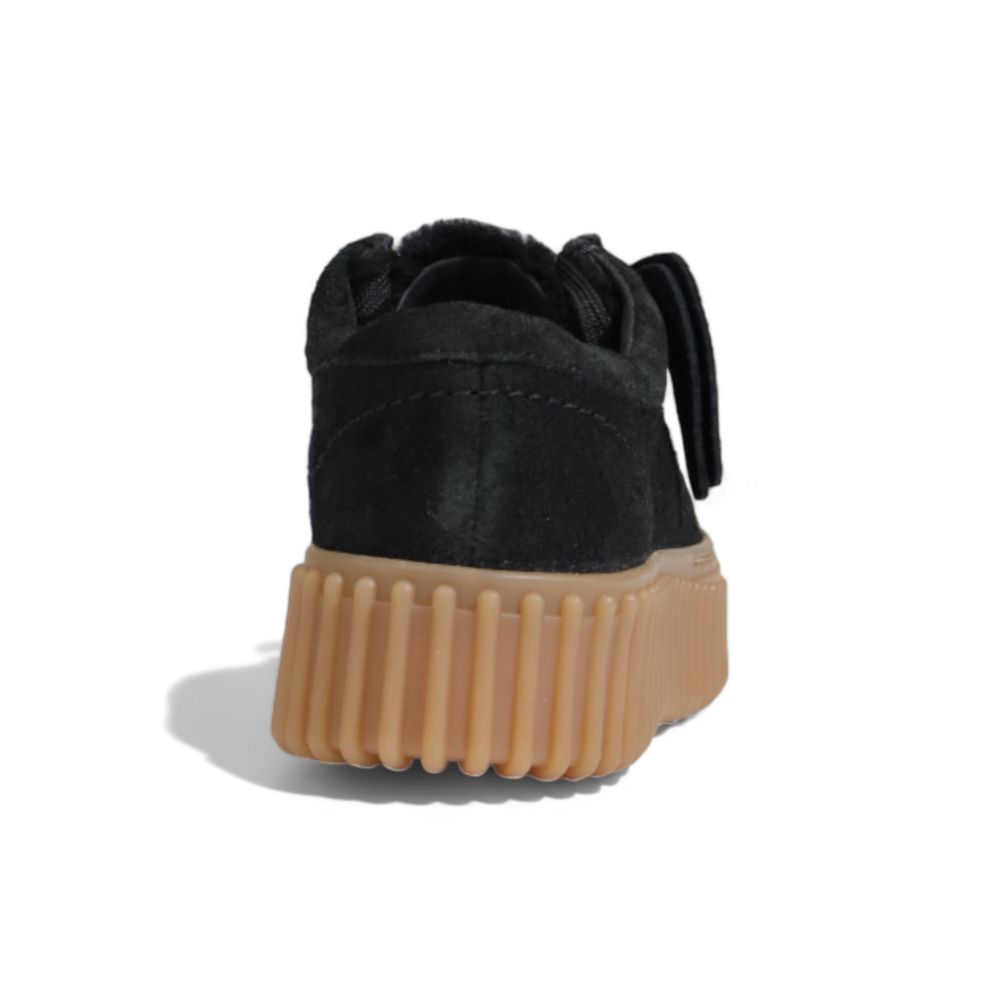 Black Sponge Platform Pumps