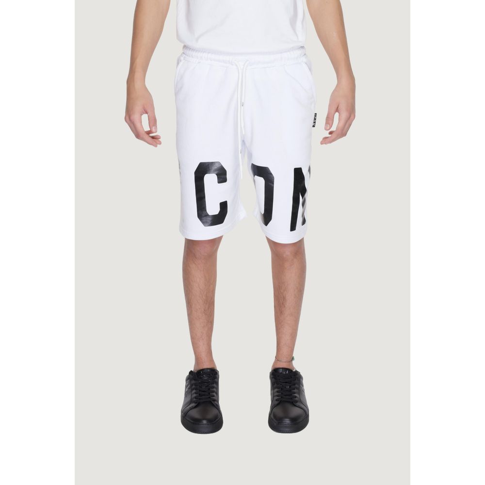 White Cotton Bermuda Shorts