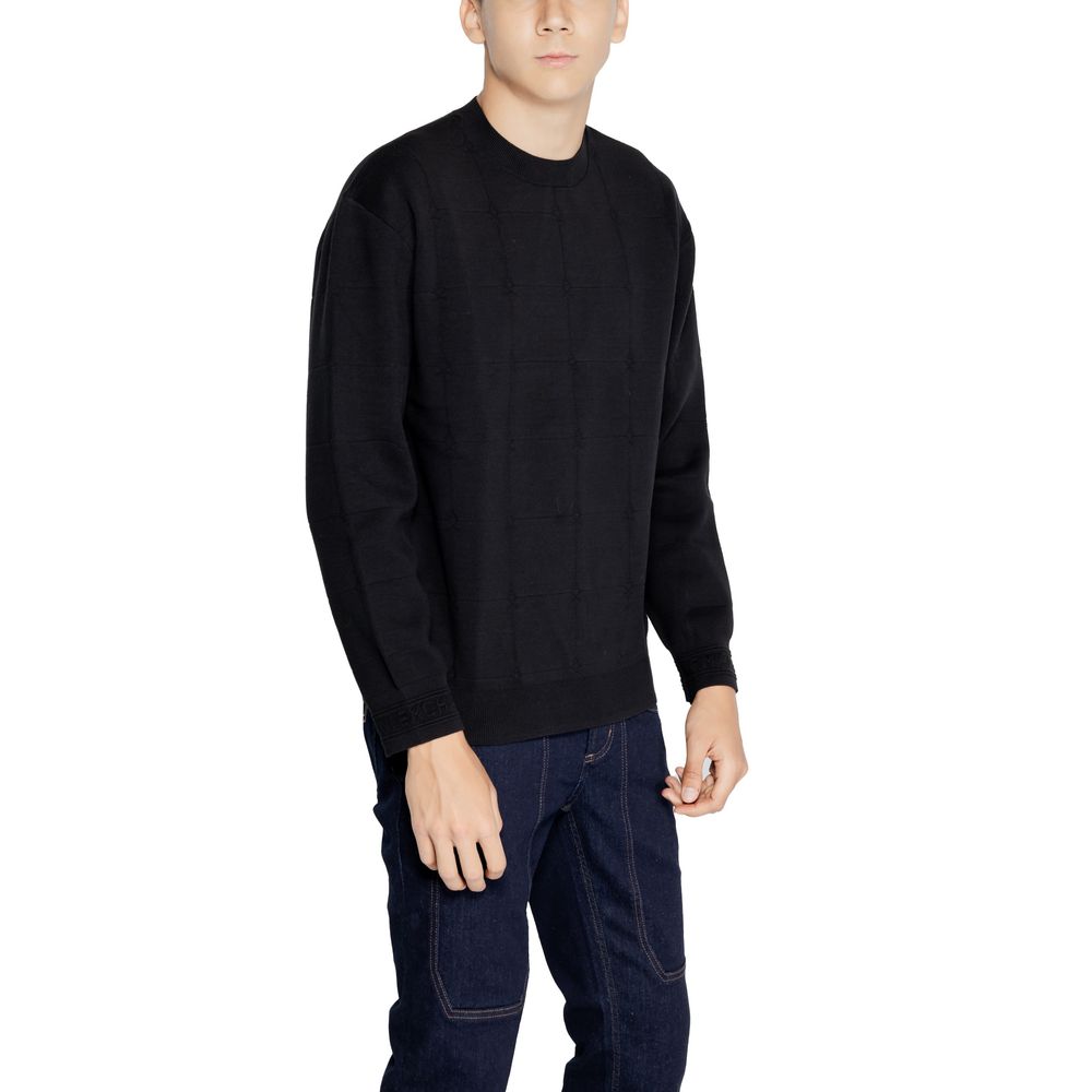 Black Cotton Sweatshirt