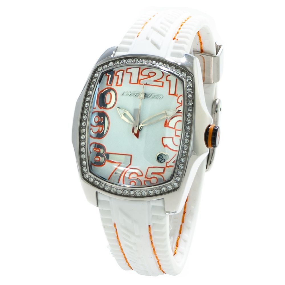 White Rubber Dress Watch
