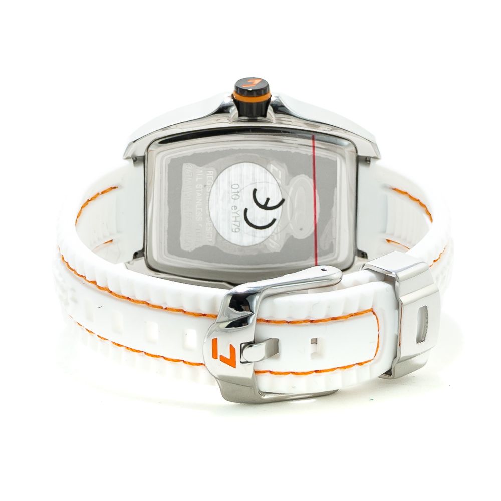 White Rubber Dress Watch