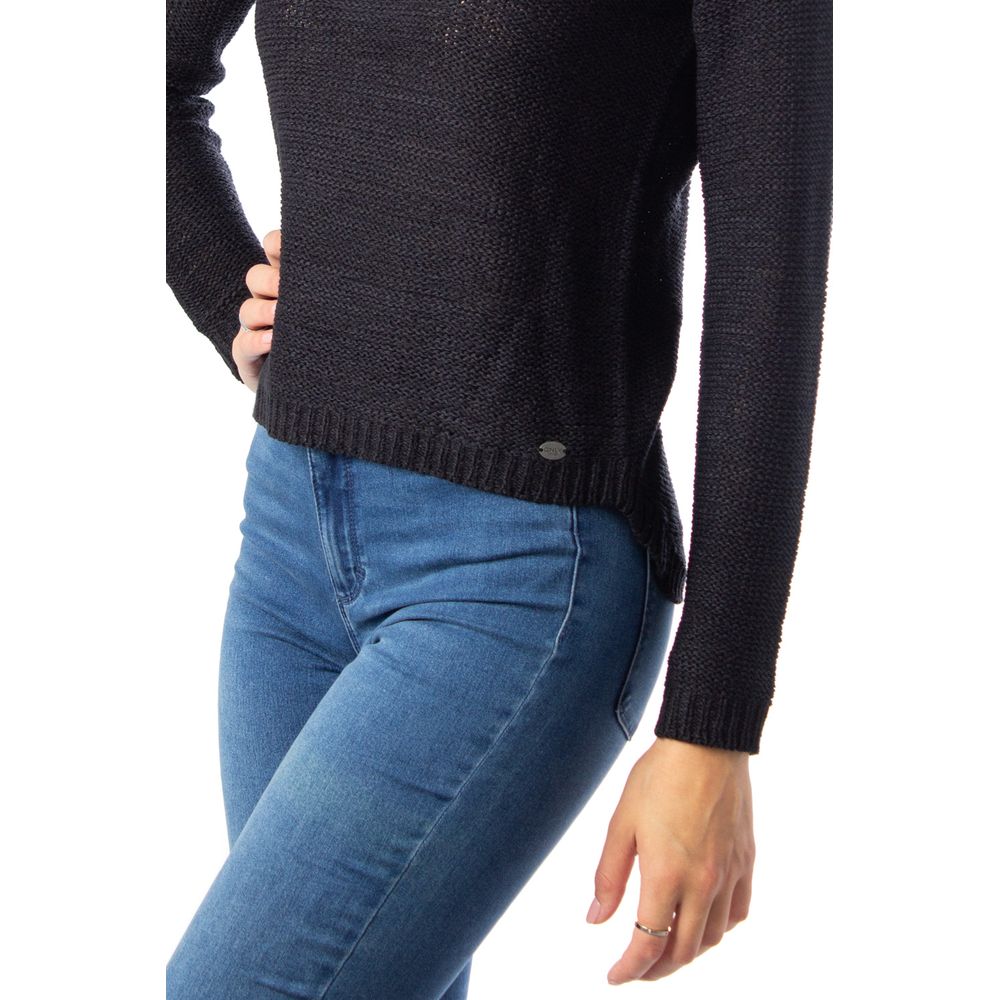 Black Marabou Sweatshirt