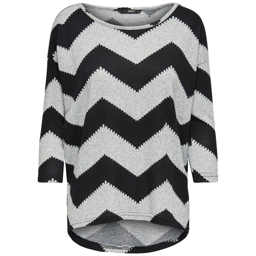 Gray Polyester Pattern Shirt