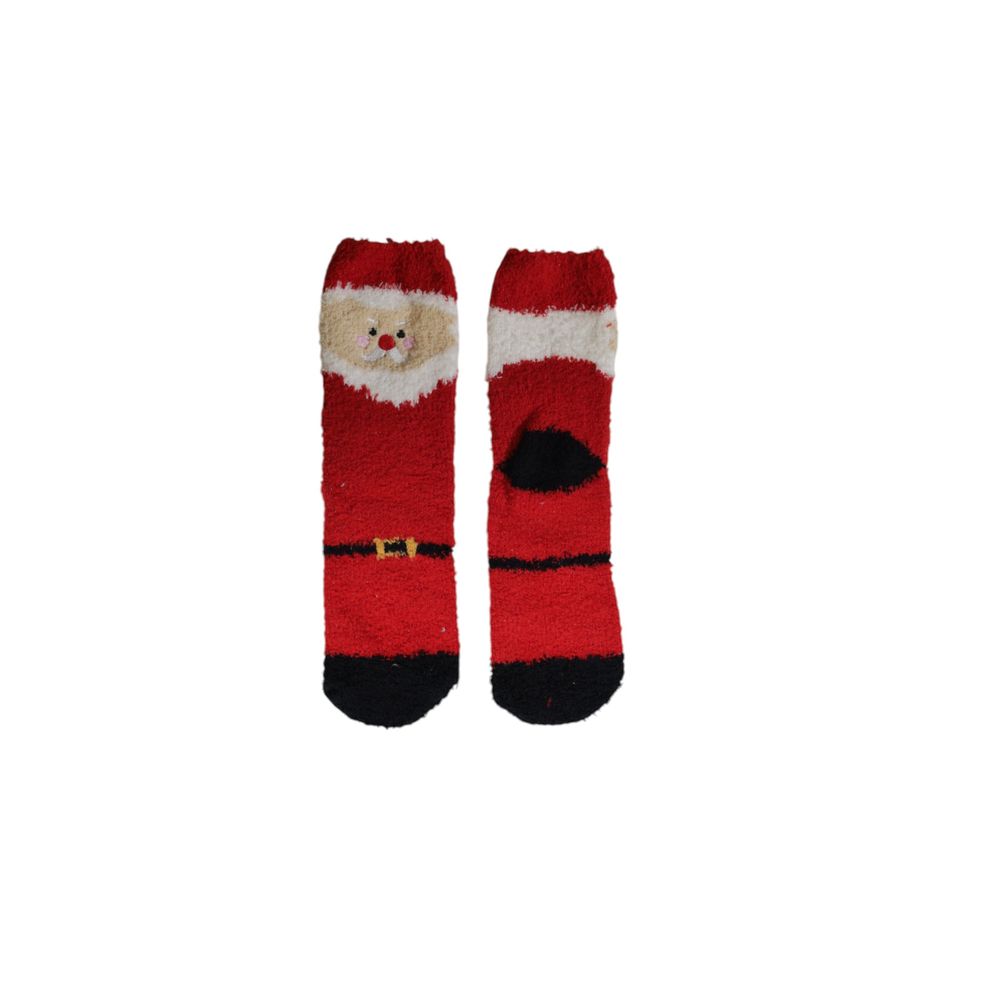 Red Polyester Socks