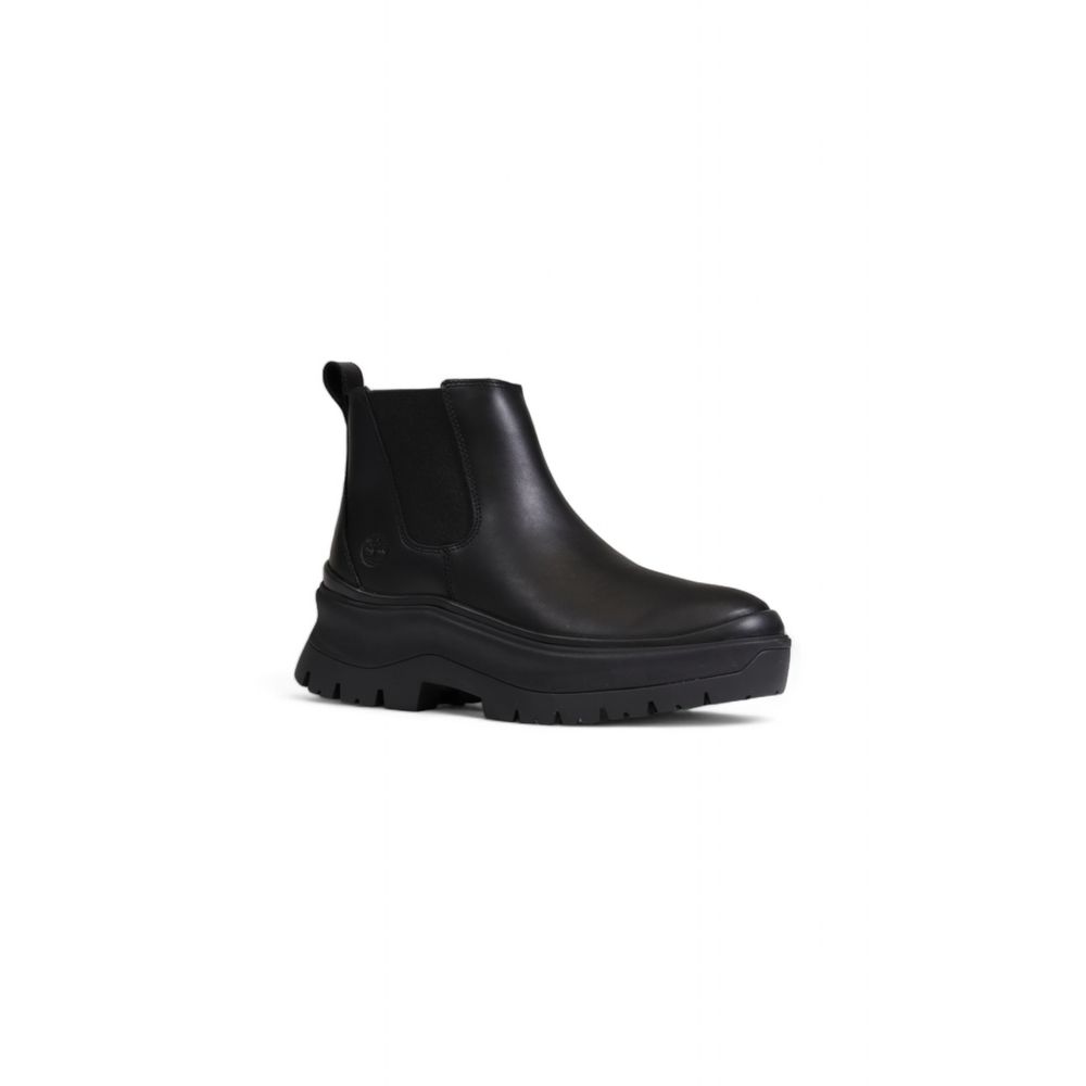 Black Leather Ankle Boots