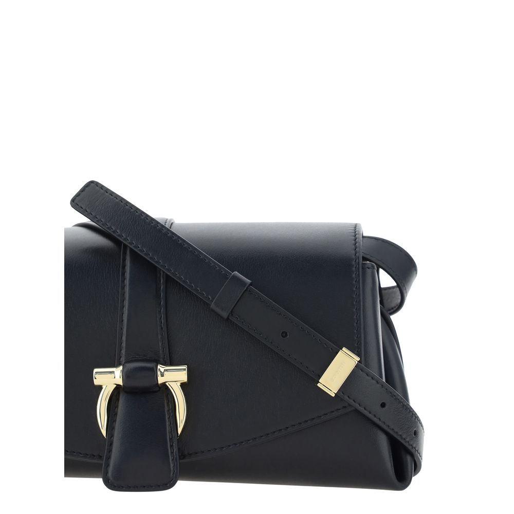 Black Calf Leather Bos Taurus Shoulder Bag