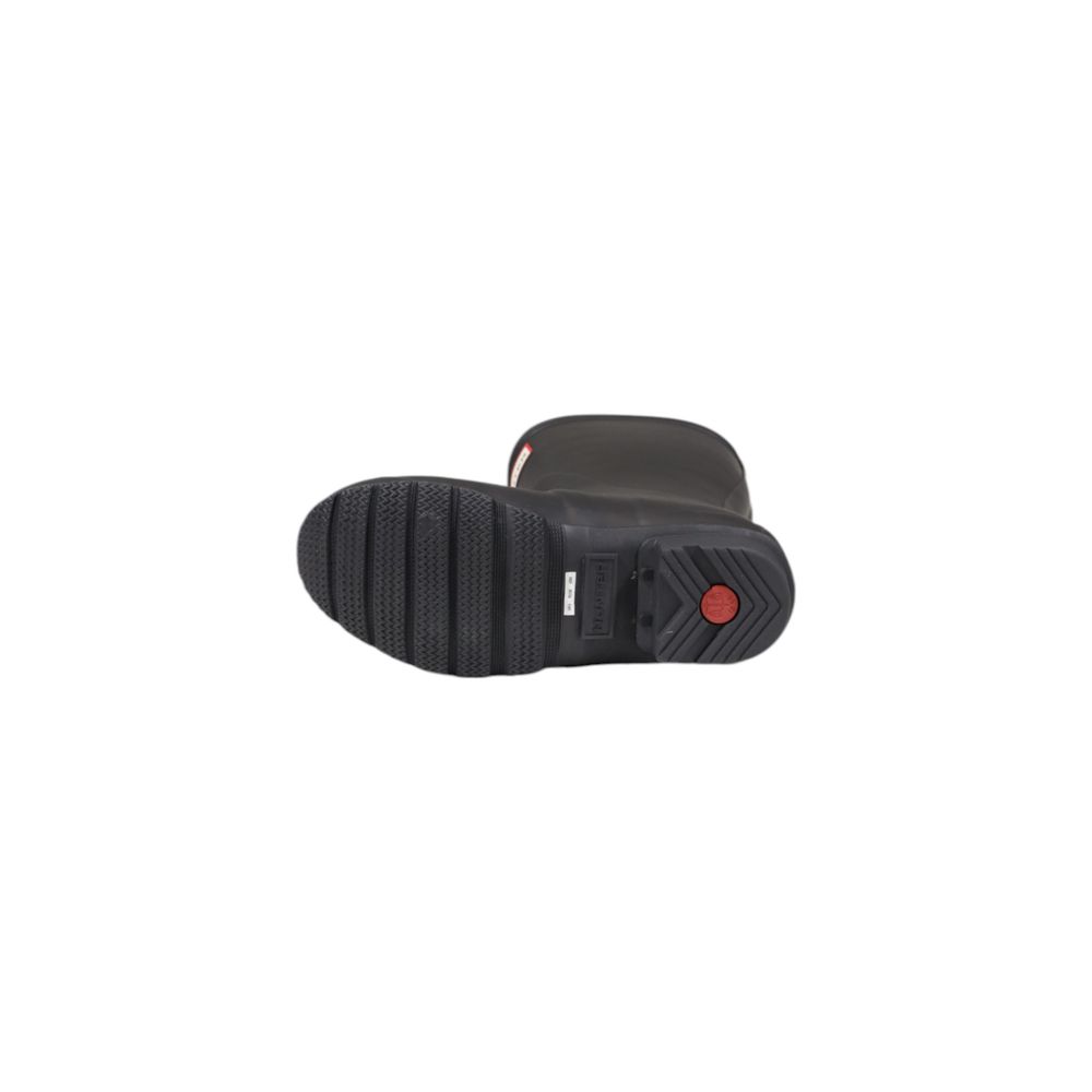 Black Recycled Polyester Ankle Boots