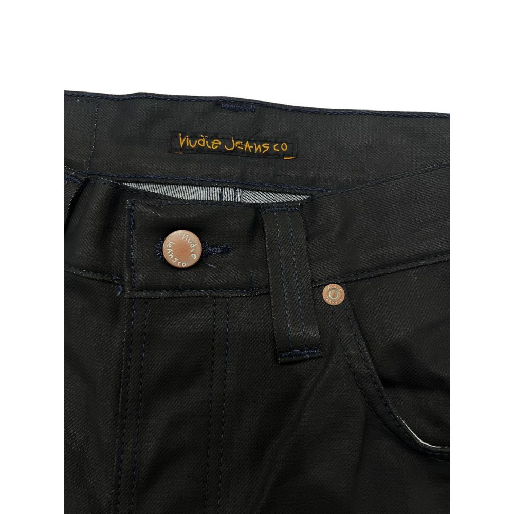 Black Cotton Jeans Denim