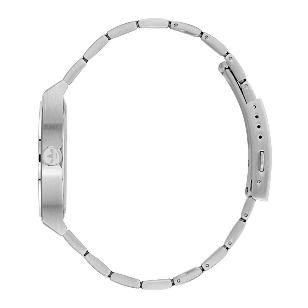 Gray Stainless Steel Dress Watch