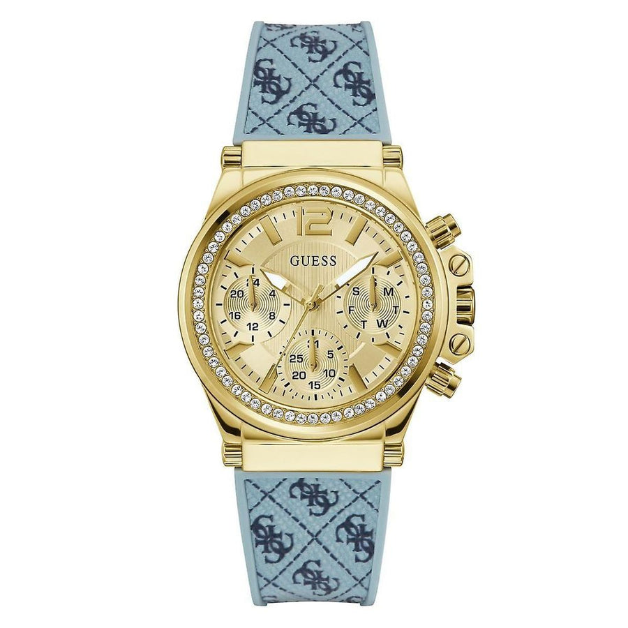Blue Synthetic Dress Watch