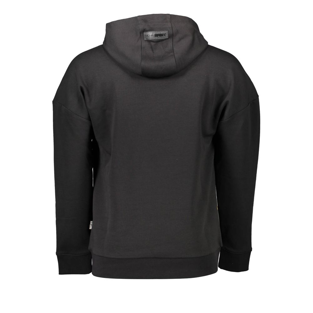Black Cotton Sweatshirt