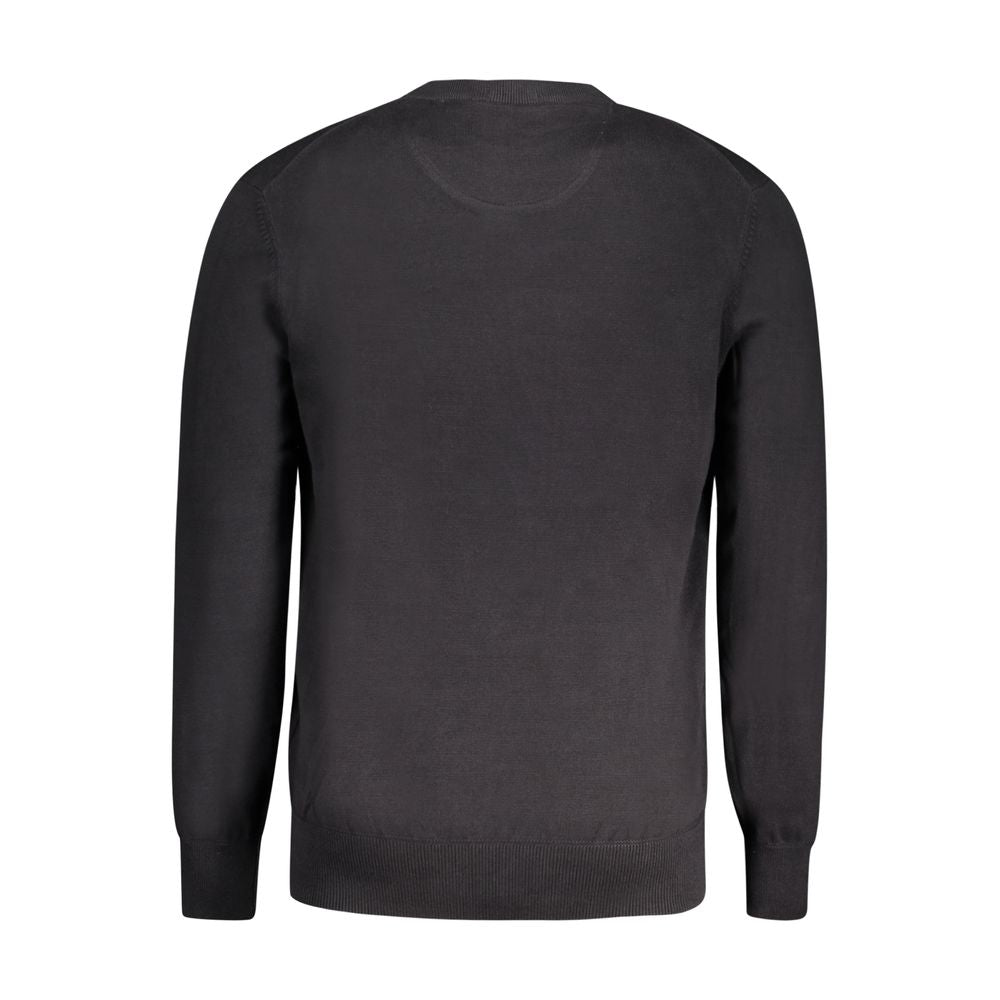 Black Cotton Sweatshirt