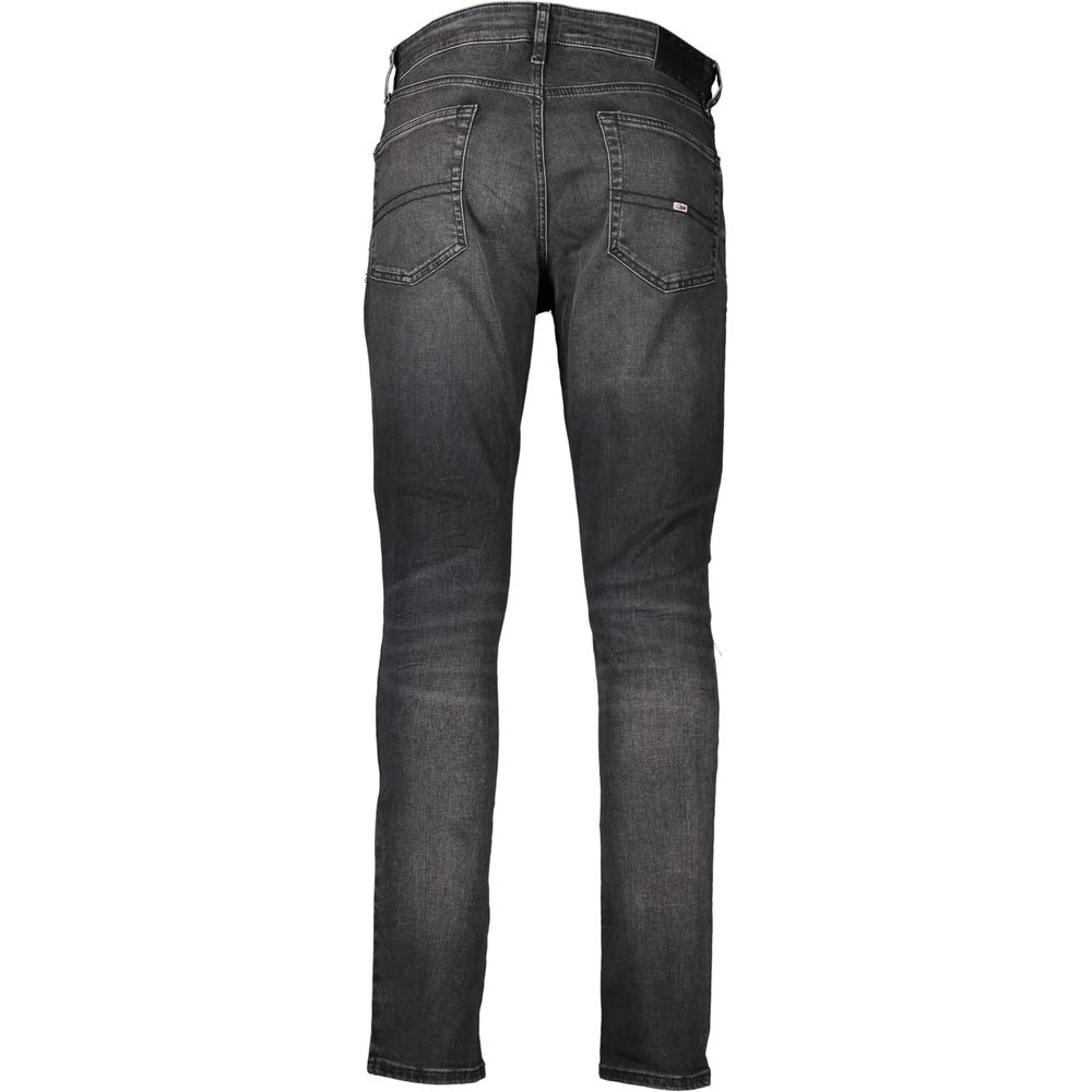 Black Cotton Jeans Denim
