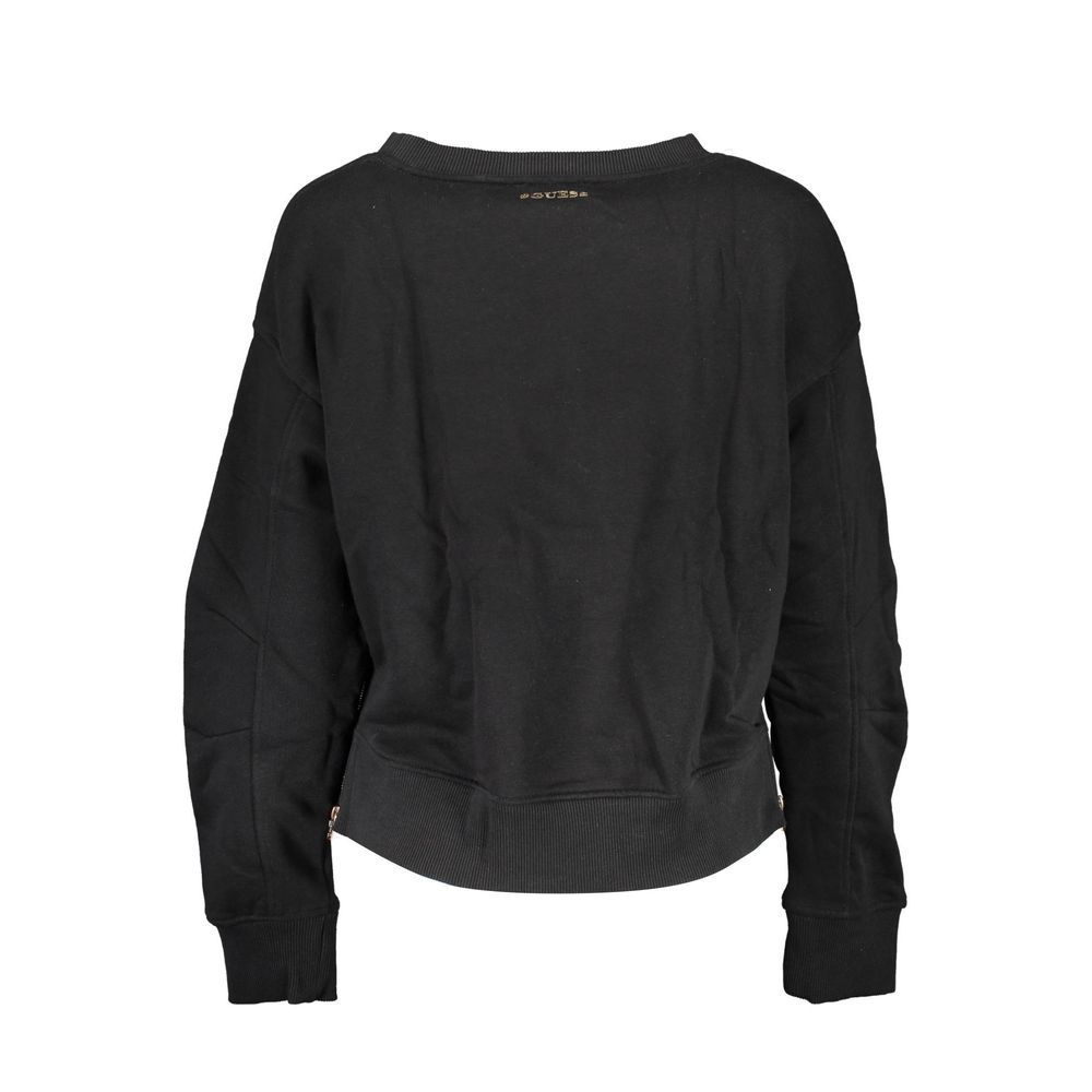 Black Cotton Sweatshirt