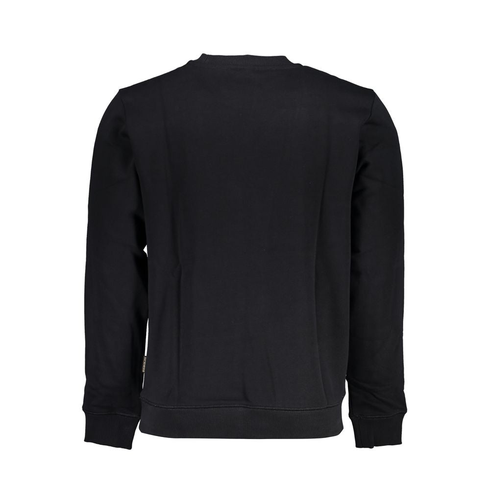 Black Cotton Sweatshirt