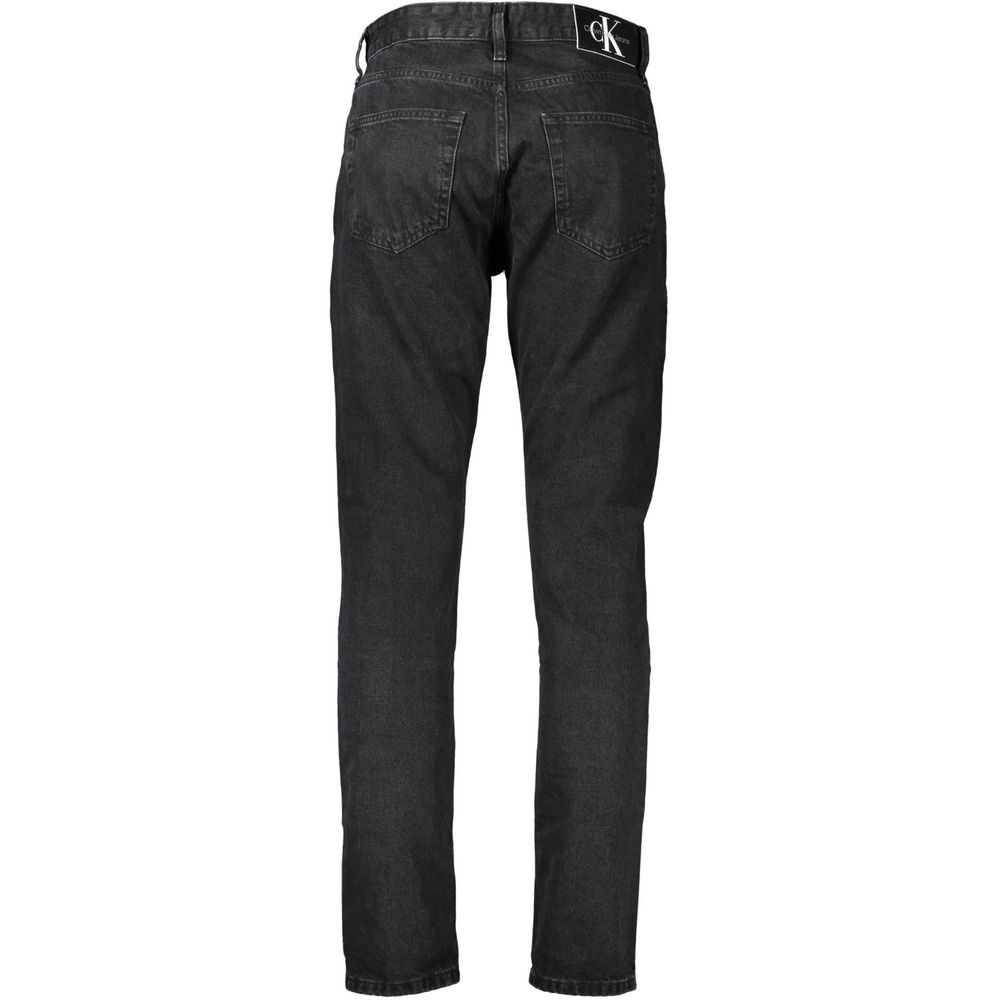 Black Cotton Jeans Denim