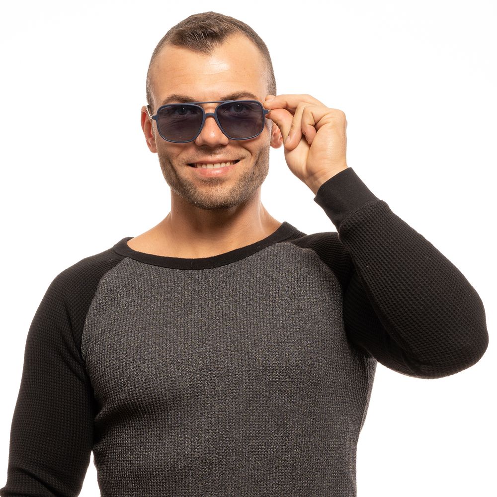 Blue Plastic Sunglasses