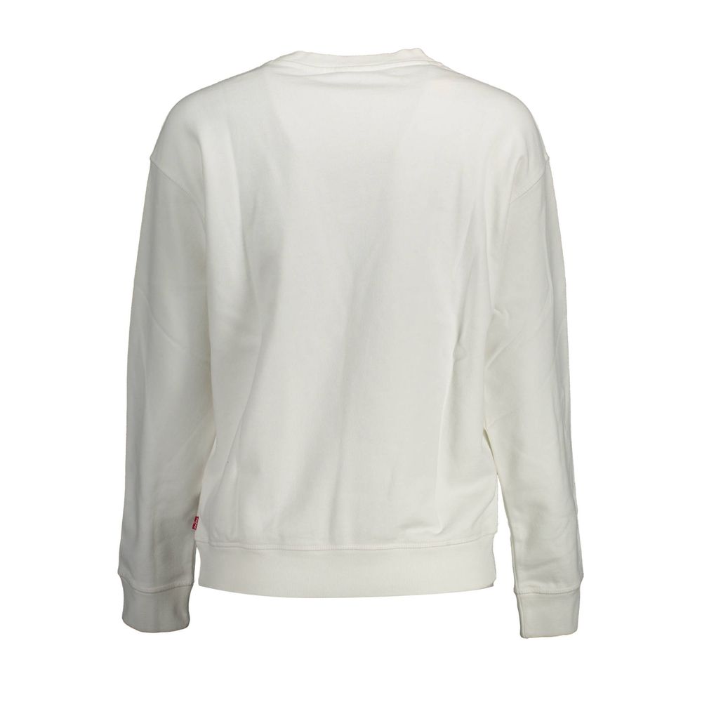 White Cotton Sweatshirt