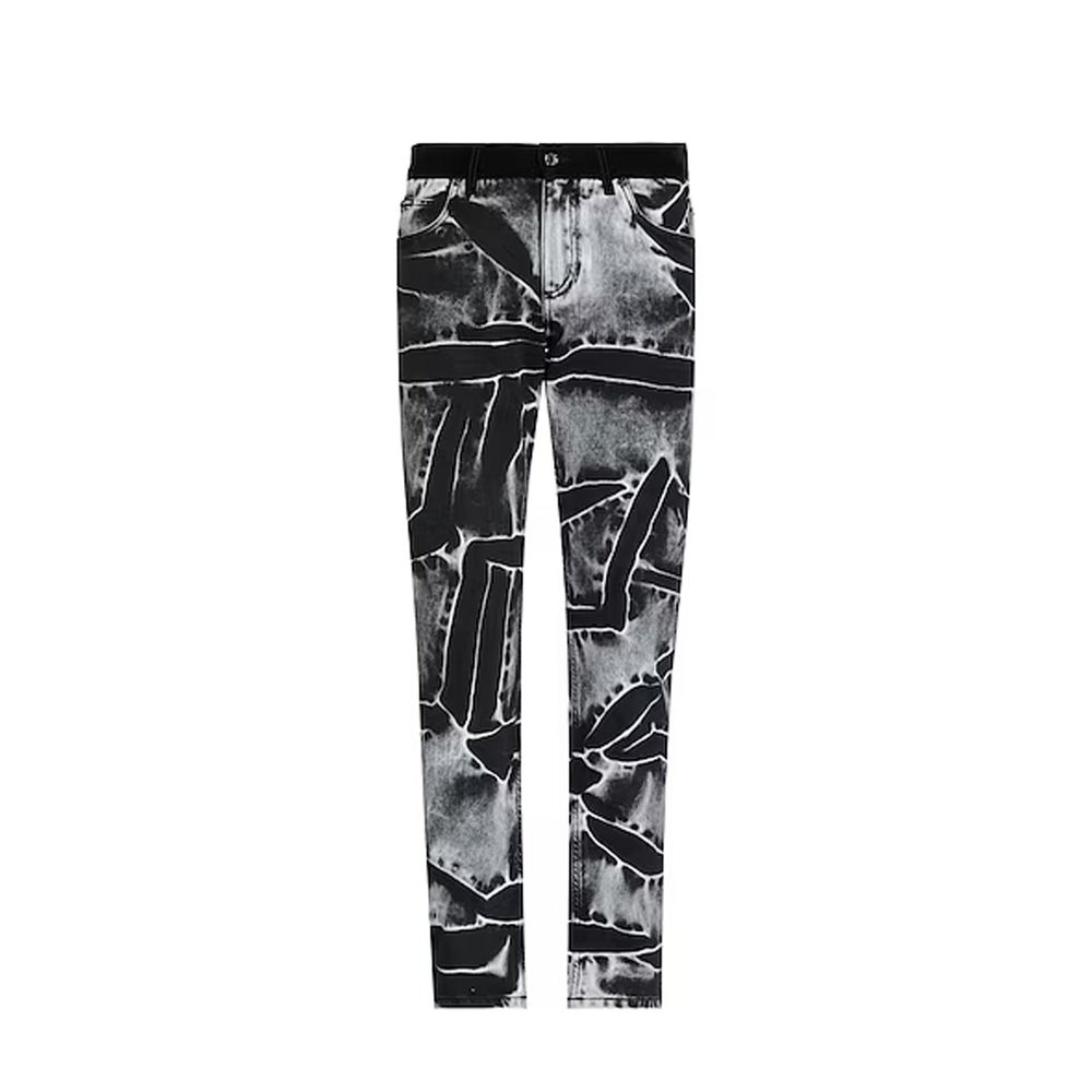 Black Cotton Jeans Denim