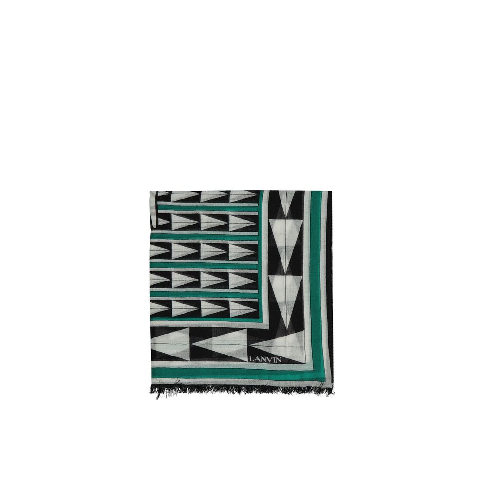 Green Wool Scarf