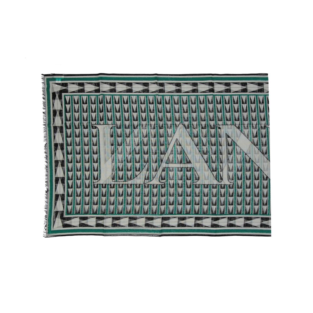 Green Wool Scarf