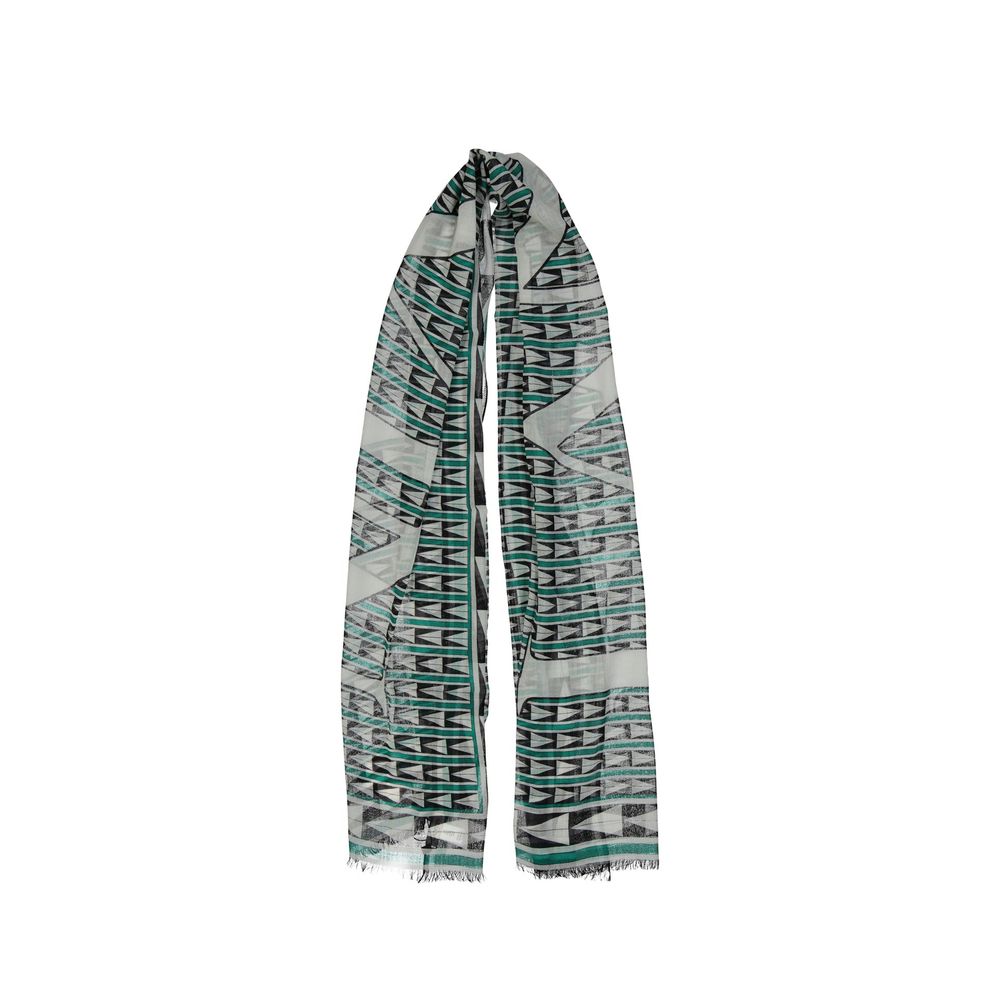 Green Wool Scarf