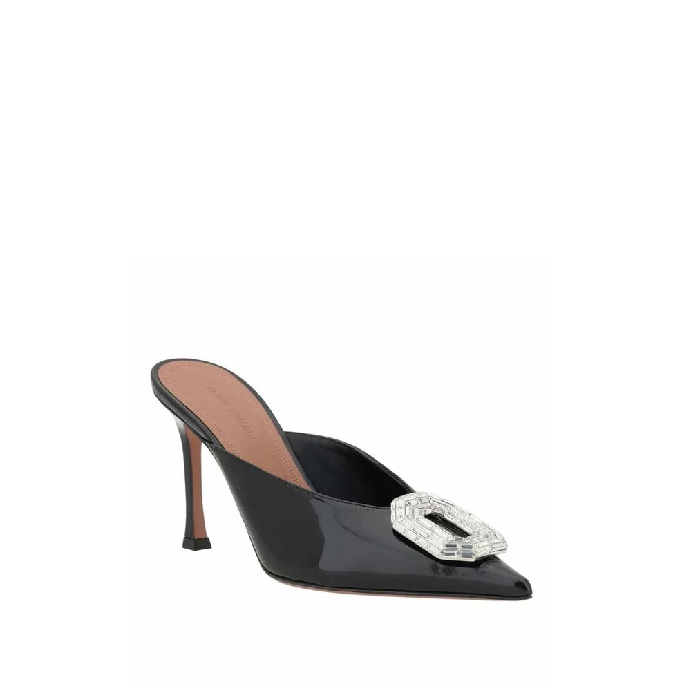 Camelia Patent 90 Mules