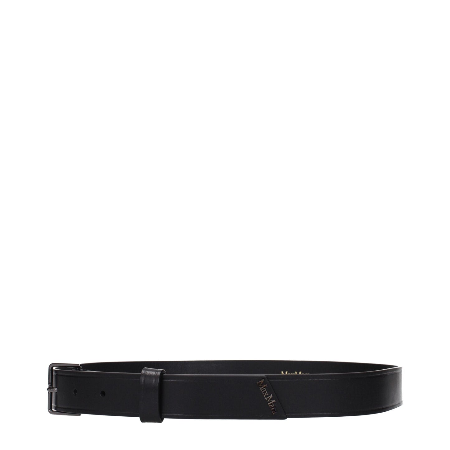 Black Leather Regular Belt