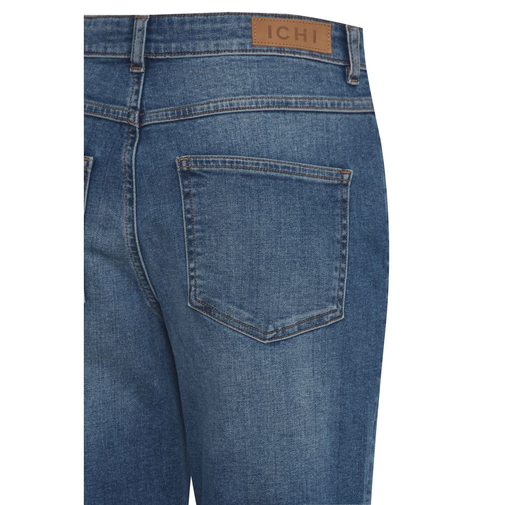 Blue Cotton Mom Jeans