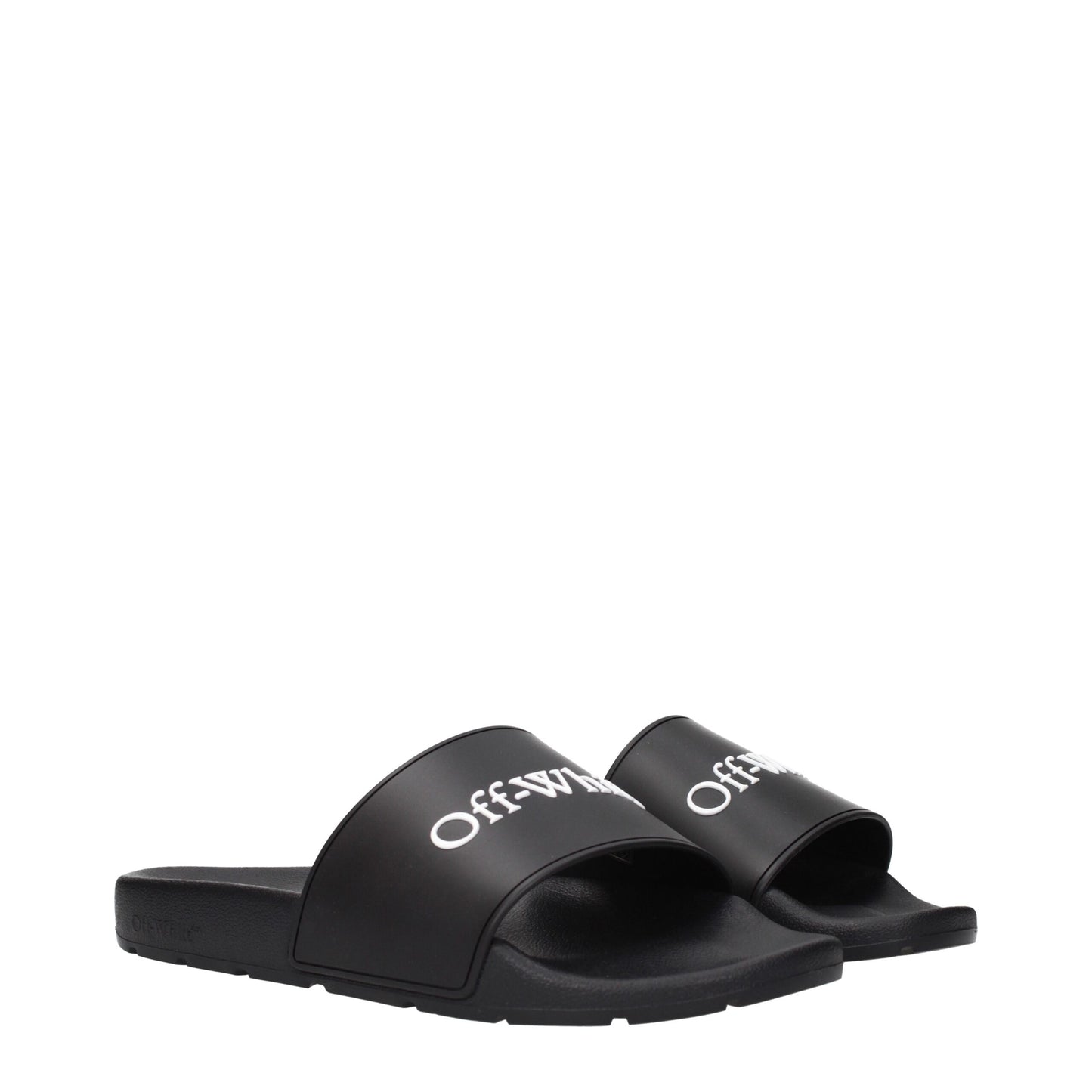 Black Cotton Slippers