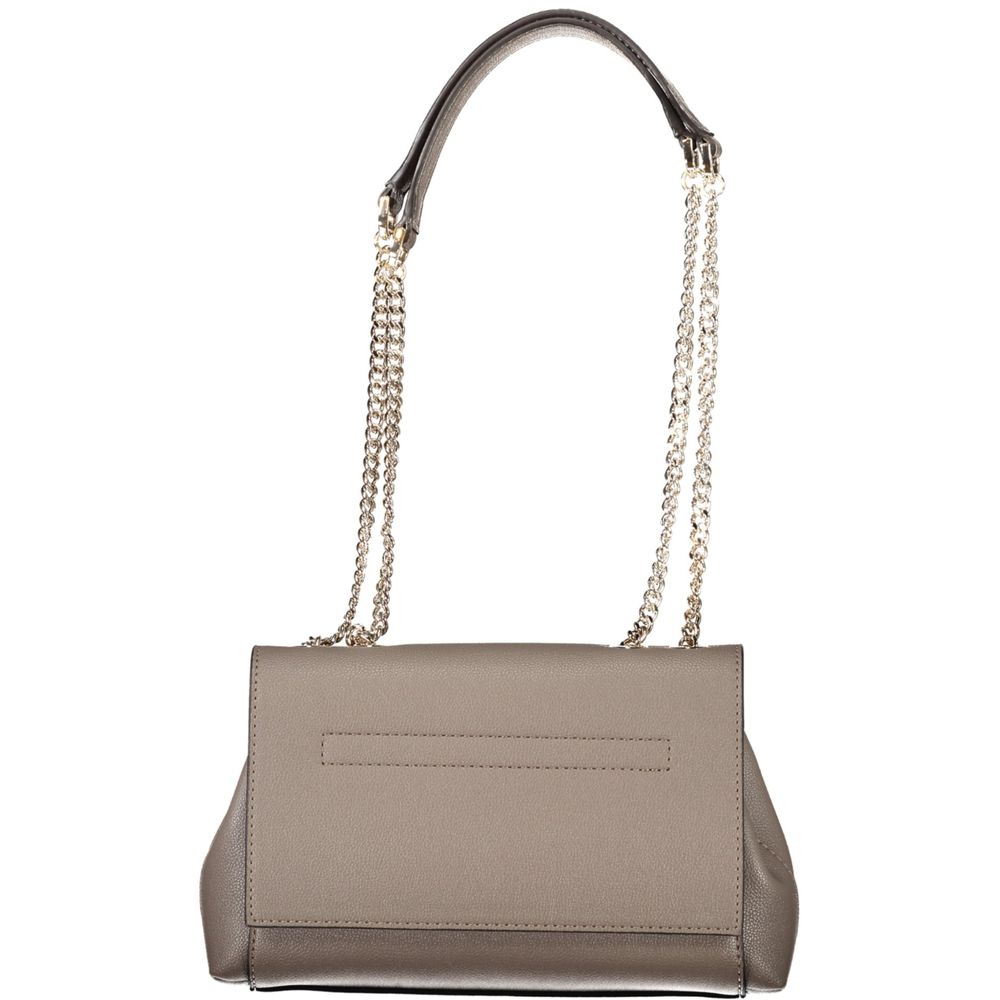 Brown Polyethylene Handbag