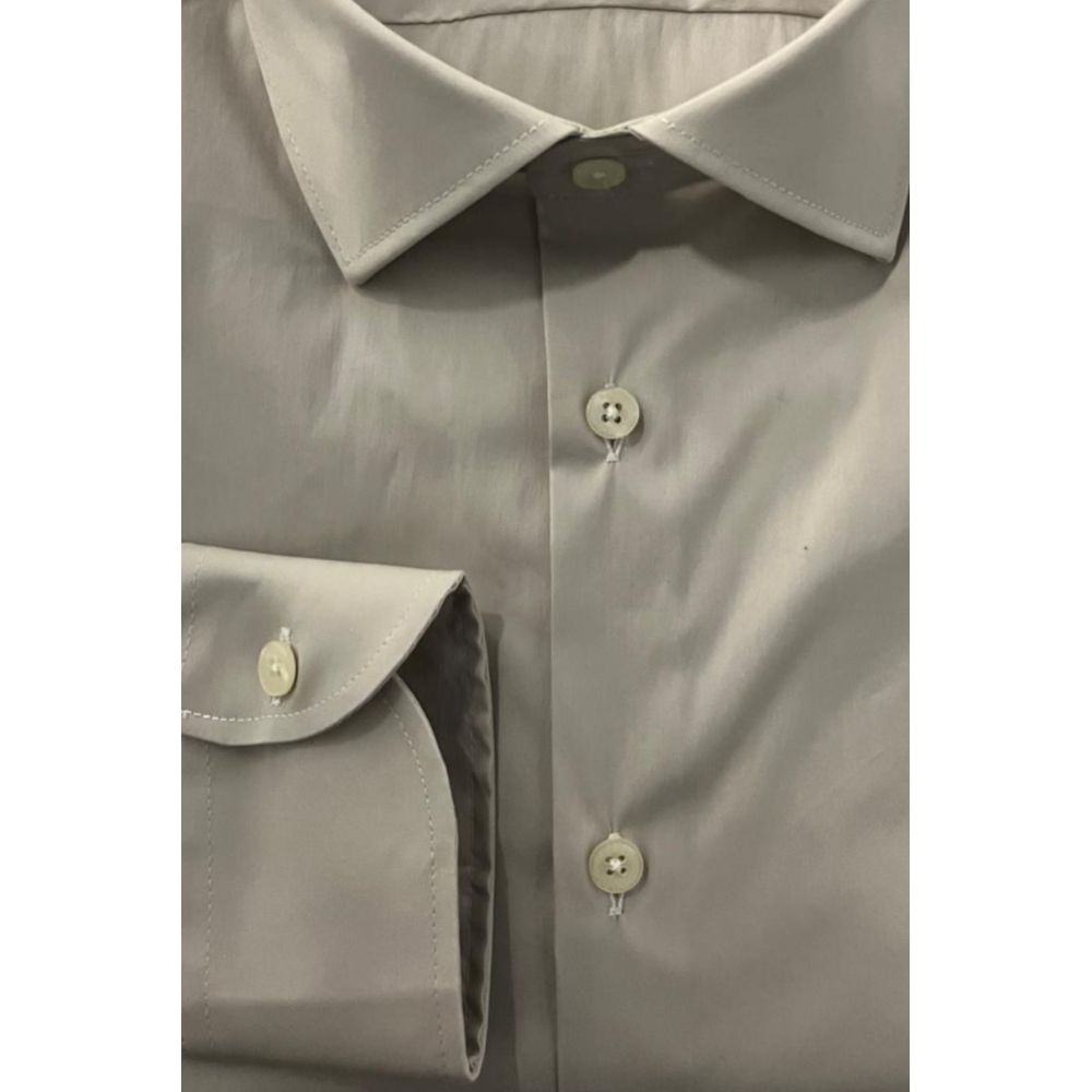 Beige Cotton Shirt