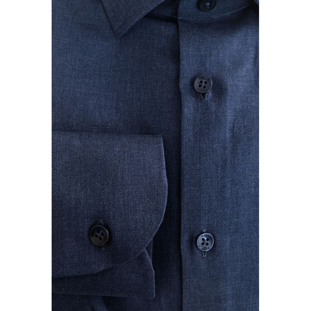 Blue Cotton Shirt