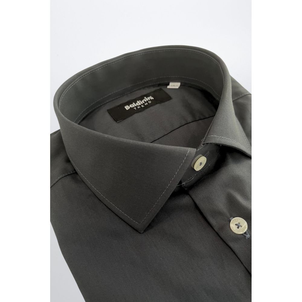 Gray Cotton Shirt