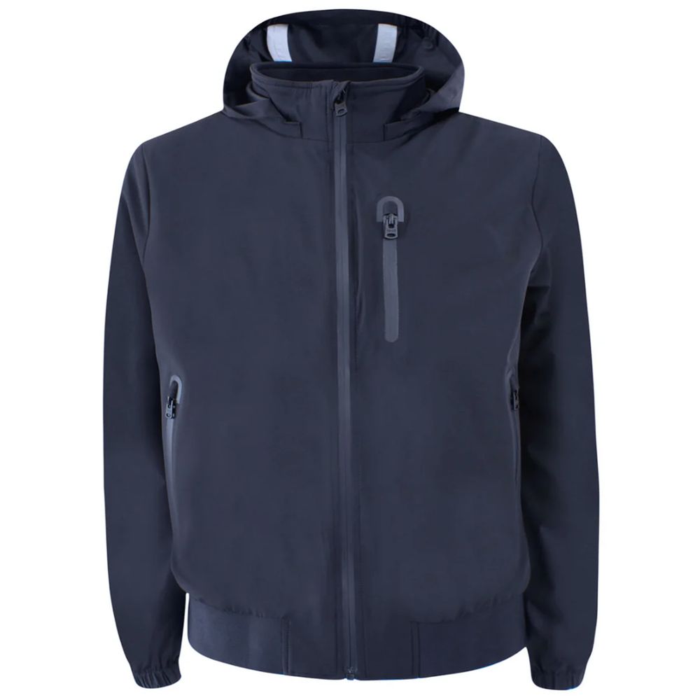Blue Nylon Jackets & Coat