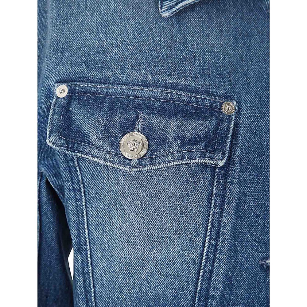 Blue Cotton Denim Jacket