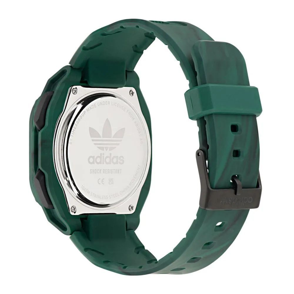 Green Synthetic Digital Watch
