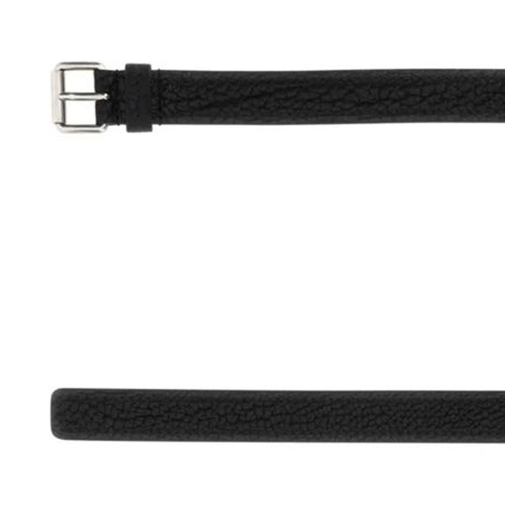 Black Calfskin Regular Belt