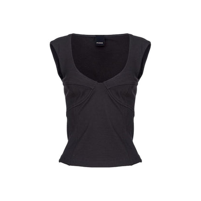 Black Nylon T-Shirt