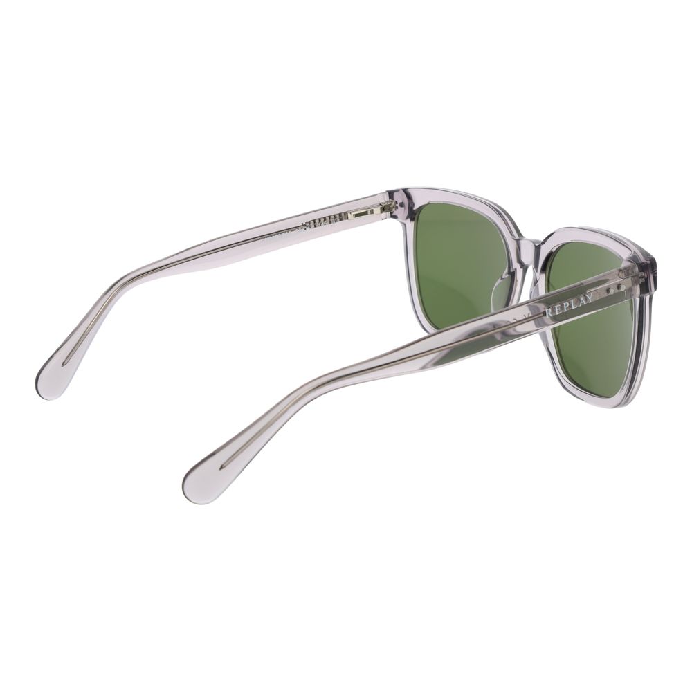 Gray Plastic Sunglasses